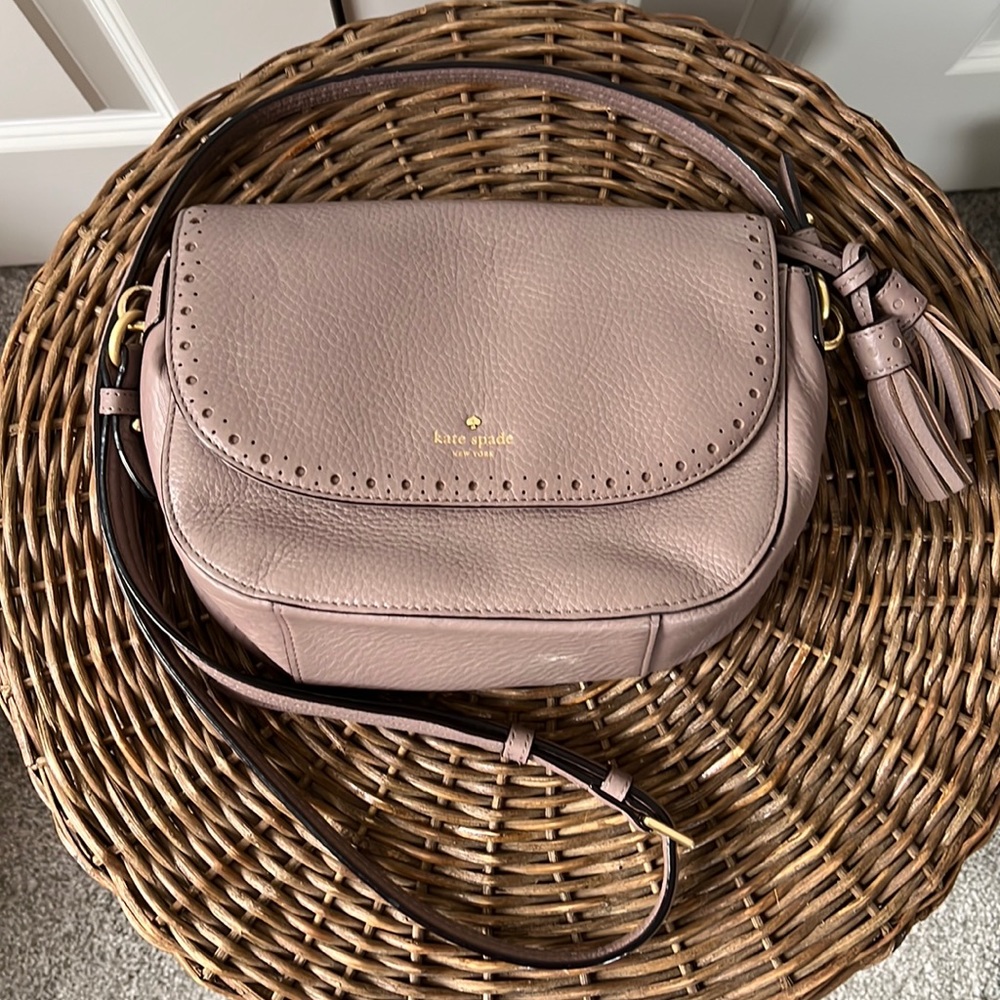 EUC Kate Spade New York Pink Leather Crossbody